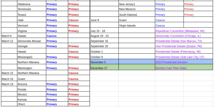 Events Calendar